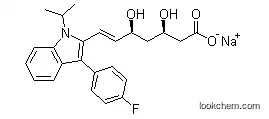 Best Quality Sodium(+-)(E)-3,5-Dihydroxy-7-[3'-(4''-Fluorophenyl)-1'-Methylethyl-Indol-2'-yl]hept-6-Enoate