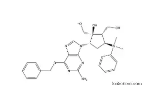 [(1S,2S,3S,5S)-5-[2-Amino-6-(benzyloxy)-9H-purin-9-yl]-3-[dimethyl(phenyl)silyl]-1-hydroxycyclopentane-1,2-diyl]dimethanol