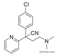 (2RS)-2-(4-chlorophenyl)-4-(dimethylamino)-2-(pyridin-2-yl)butanenitrile