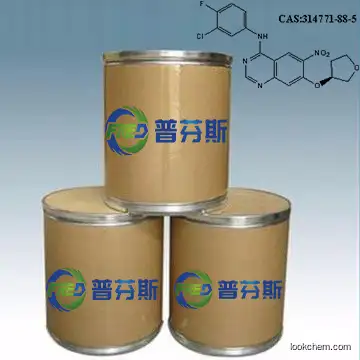 Factory Supply High Quality 4-QuinazolinaMine, N-(3-chloro-4-fluorophenyl)-6-nitro-7-[[(3S)-tetrahydro-3-furanyl]oxy]- CAS NO.314771-88-5