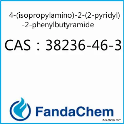 4-(isopropylamino)-2-(2-pyridyl)-2-phenylbutyramide CAS：38236-46-3 from Fandachem