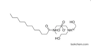 N-methyl-N-(1-oxododecyl)glycine, compound with 2,2',2''-nitrilotri(ethanol) (1:1)