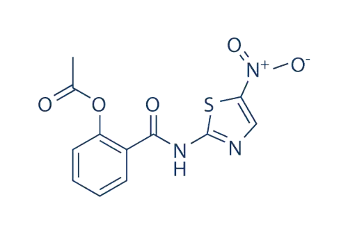 99% Purity Nitazoxanide Powder Cas No. 55981-09-4 API Raw Material Antiparasitic Drugs
