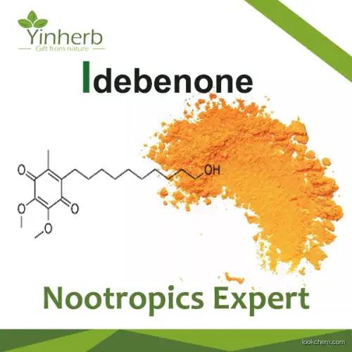 Yinherb Supply Antioxidant Idebenone Powder 98% CAS No.: 58186-27-9 with Safe Shipping