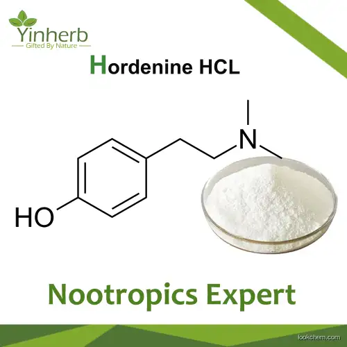 China Yinherb Chemical Raw Material Hordenine Hydrochloride Powder CAS 539-15-1 Hordenine HCl
