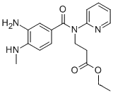 ethyl 3-[[3-amino-4-(methylamino)benzoyl]-pyridin-2-ylamino]propanoate