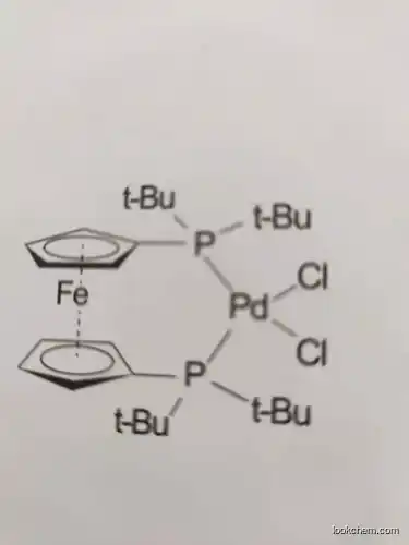 Dichloro[1,1'-bis(di-t-butylphosphino)ferrocene]palladium(II),98%(95408-45-0)