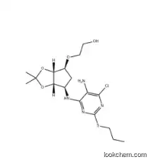 Ethanol, 2-[[(3aR,4S,6R,6aS)-6-[[5-aMino-6-chloro-2-(propylthio)-4-pyriMidinyl]aMino]tetrahydro-2,2-diMethyl-4H-cyclopenta-1,3-dioxol-4-yl]oxy]-