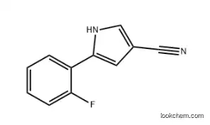 5-(2-fluorophenyl)-1H-pyrrole-3-carbonitrile