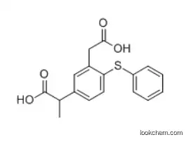 5-(1-Carboxyethyl)-2-(phenylthio)phenylacetic acid