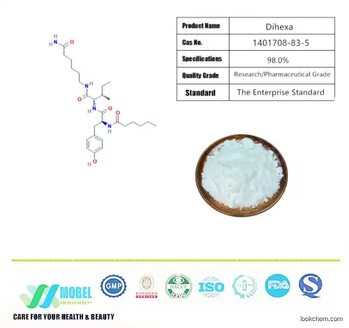Nootropics Supplements PNB 0408  Dihexa custom peptides PNB-0408  CAS 1401708-83-5  Free Samples