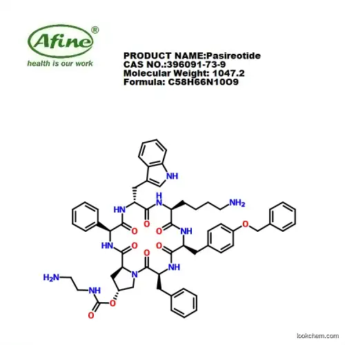 Pasireotide CAS 396091-73-9  high quality pharmaceutical peptide