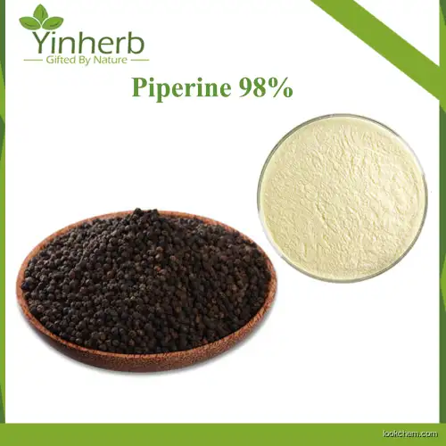Yinherb Supply 100% Natural Black Pepper Extract Piperine Water Soluble