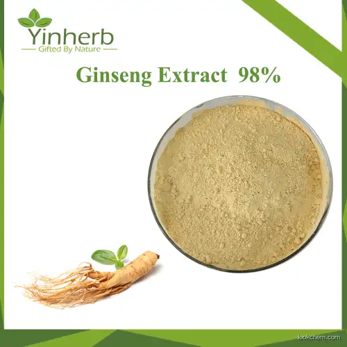 Panax Ginseng Extract 10% Polysaccharides 10% 80% Ginsenosides Raw Powder
