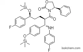Lower Price (S)-3((2R,5s)-5-(4-Fluorophenyl)-2-((S)-((4-Fluorophenyl)amino)(4-((Trimethylsily)oxy)phenyl)methyl)-5-((trimethylsilyl(oxy)pentaoyl)-4-Phenyloxazolidin-2-one
