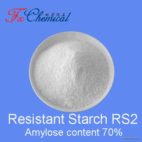 Food Raw Material Resistant Starch RS2 Pure Natural High Amylose Corn Starch Amylose Content 70% CAS 9005-25-8