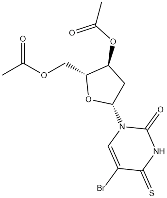 Uridine, 2'-deoxy-5-Bromo-4-thio-, 3',5'-diacetate