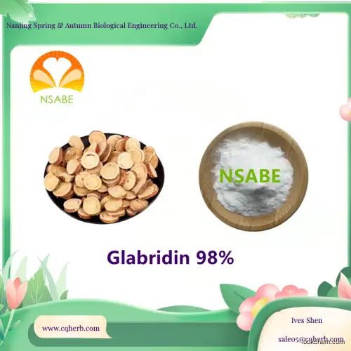 100% Pure Natural Licorice Root Extract Powder Cosmetic Grade 40% 98% Glabridin Piowder(59870-68-7)