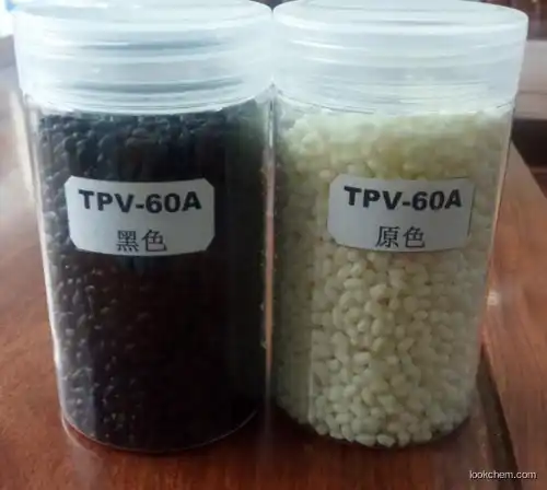Injection molded TPV Raw materials for wear-resistant and deformation resistant automotive parts, black/white TPV particles