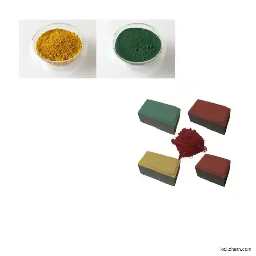 Iron oxide hydroxide for concrete pigment