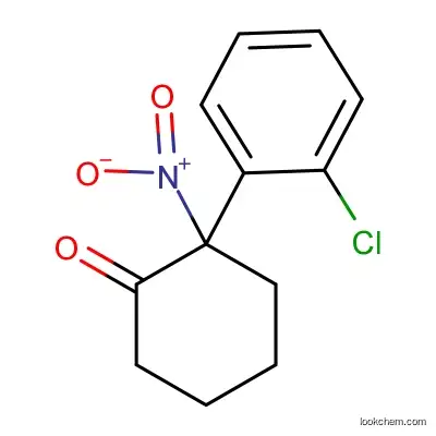 2-(2-chlorophenyl)-2-nitrocyclohexan-1-one