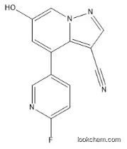 Pyrazolo[1,5-a]pyridine-3-carbonitrile, 4-(6-fluoro-3-pyridinyl)-6-hydroxy-(2222654-09-1)