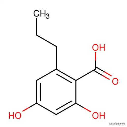 2,4-Dihydroxy-6-propylbenzoic acid