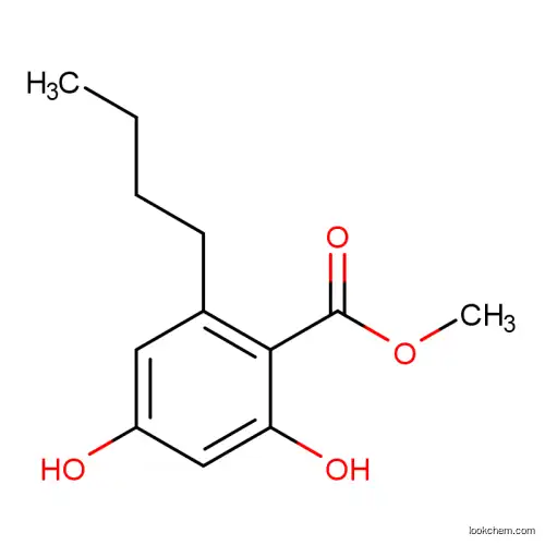 2,4-dihydroxy-6-n-butylbenzoic acid, methyl ester