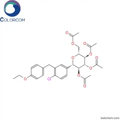 D-Glucitol, 1,5-anhydro-1-C-[4-chloro-3-[(4-ethoxyphenyl)Methyl]phenyl]-, tetraacetate, (1S)-