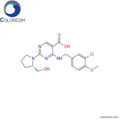 5-PyriMidinecarboxylic acid, 4-[[(3-chloro-4-Methoxyphenyl)Methyl]aMino]-2-[(2S)-2-(hydroxyMethyl)- 1-pyrrolidinyl]-