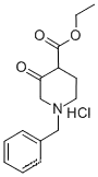 Ethyl N-benzyl-3-oxo-4-piperidine-carboxylate hydrochloride