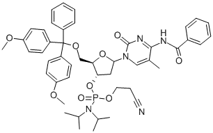 5'-O-(4,4'-DIMETHOXYTRITYL)-5-METHYL-N4-BENZOYL-2'-DEOXYCYTIDINE-3'-(2-CYANOETHYL-N,N-DIISOPROPYL)PHOSPHORAMIDITE