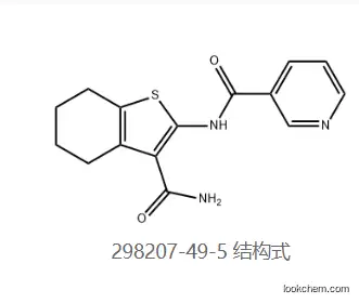 3-Pyridinecarboxamide,N-[3-(aminocarbonyl)-4,5,6,7-tetrahydrobenzo[b]thien-2-yl]-