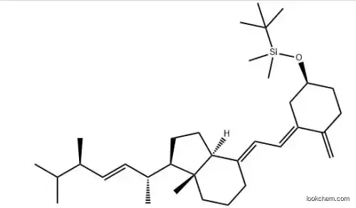 tert-butyl((E)-3-((E)-2-((1R,3aS,7aR)-1-((2R,5R,E)-5,6-diMethylhept-3-en-2-yl)-7a-Methyldihydro-1H-inden-4(2H,5H,6H,7H,7aH)-ylidene)ethylidene)-4-Methylenecyclohexyloxy)diMethylsilane
