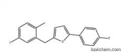 2-(4-Fluorophenyl)-5-[(5-iodo-2-methylphenyl)methyl]thiophene