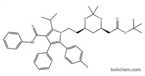 CAS 125971-95-1 Atorvastatin Intermediate tert-Butyl 2-[(4R,6R)-6-[2-[2-(4-fluorophenyl)-5-isopropyl-3-phenyl-4-(phenylcarbamoyl)-1H-pyrrol-1-yl]