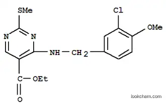 Lower Price Ethyl 4-(3-Chloro-4-Methoxybenzylamino)-2-(Methylthio)pyrimidine-5-Carboxylate