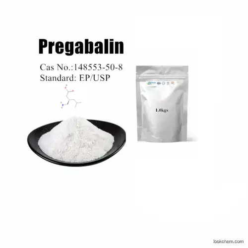 GMP Factory supply Cheap Price Lyrica 99% Purity  Pregabalin  Cas 148553-50-8 Pregablin powder BP/USP Standard