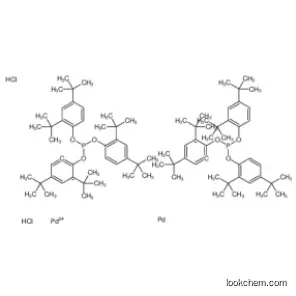 2-[Bis(2,4-di-tert-butyl-phenoxy)phosphinooxy]-3,5-di(tert-butyl)phenyl-palladium(II) chloride dimer