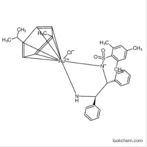 (R,R)-N-(2,4,6-Trimethylbenzenesulphonyl)-1,2-diphenylethanediamine (chloro)(p-cymene)ruthenium(II)