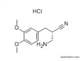 L-3-(3,4-Dimethoxyphenyl)-alpha-amino-2-methylpropionitrile hydrochloride