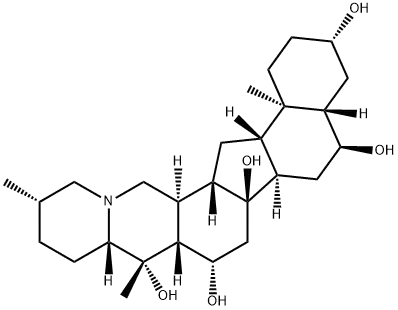 Cevane-3,6,14,16,20-pentol, (3β,5α,6α,16β)-