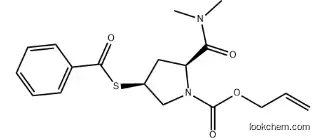 Lower Price (2S,4S)-4-(Benzoylsulfanyl)-2-(Dimethylcarbamonyl)Pyrrolidine-1-Carboxylic Acid Allyl Ester on stock