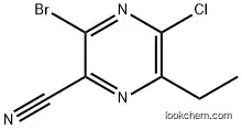 3-bromo-5-chloro-6-ethylpyrazine-2-carbonitrile_Gilteritinib intermediate_CAS: 2043020-03-5(2043020-03-5)