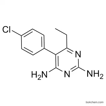 Factory 2,4-Pyrimidinediamine, 5-(4-chlorophenyl)-6-ethyl- Daraprim Top pyrimethamine CAS:58-14-0