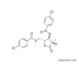 (2R)-2-Deoxy-2-fluoro-2-Methyl-D-erythro-pentonic acid-g-lactone 3,5-bis(4-chlorobenzoate)