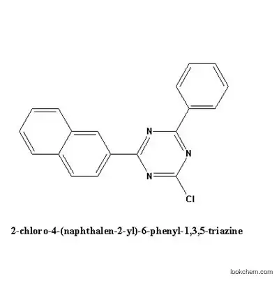 2-chloro-4-(naphthalen-2-yl)-6-phenyl-1,3,5-triazine for OLED