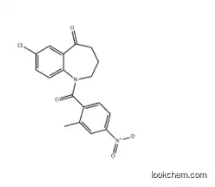 7-Chloro-1,2,3,4-tetrahydro-1-(2-methyl-4-nitrobenzoyl)-5H-1-benzazepin-5-one