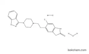 5-[2-[4-(1,2-Benzisothiazol-3yl)-1-piperazinyl]ethyl]-6-chloro-1,3-dihydro-2H-indol-2-one hydrochloride