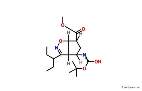(3aR,4R,6S,6aS)-4-[[(1,1-DiMeth ylethoxy)carbonyl]aMino]-3-(1-et hylpropyl)-3a,5,6,6a-tetrahydro-4 H-cyclopent[d]isoxazole-6-carbox ylic Acid Methyl Ester